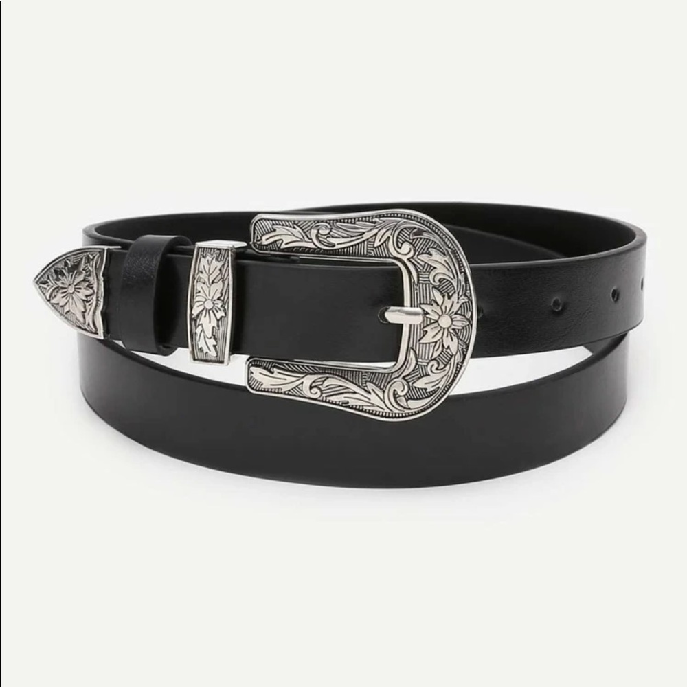 Belt brushed silver